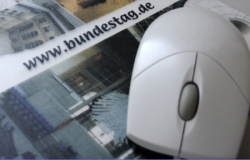 PC-Maus auf Mausunterlage